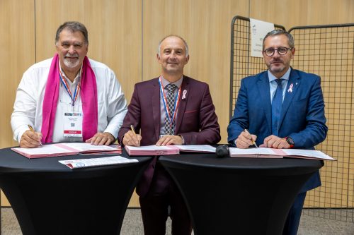 Salon des collectivités – La Roche sur Foron- Signature convention ADM 74 ,Syane et RGD